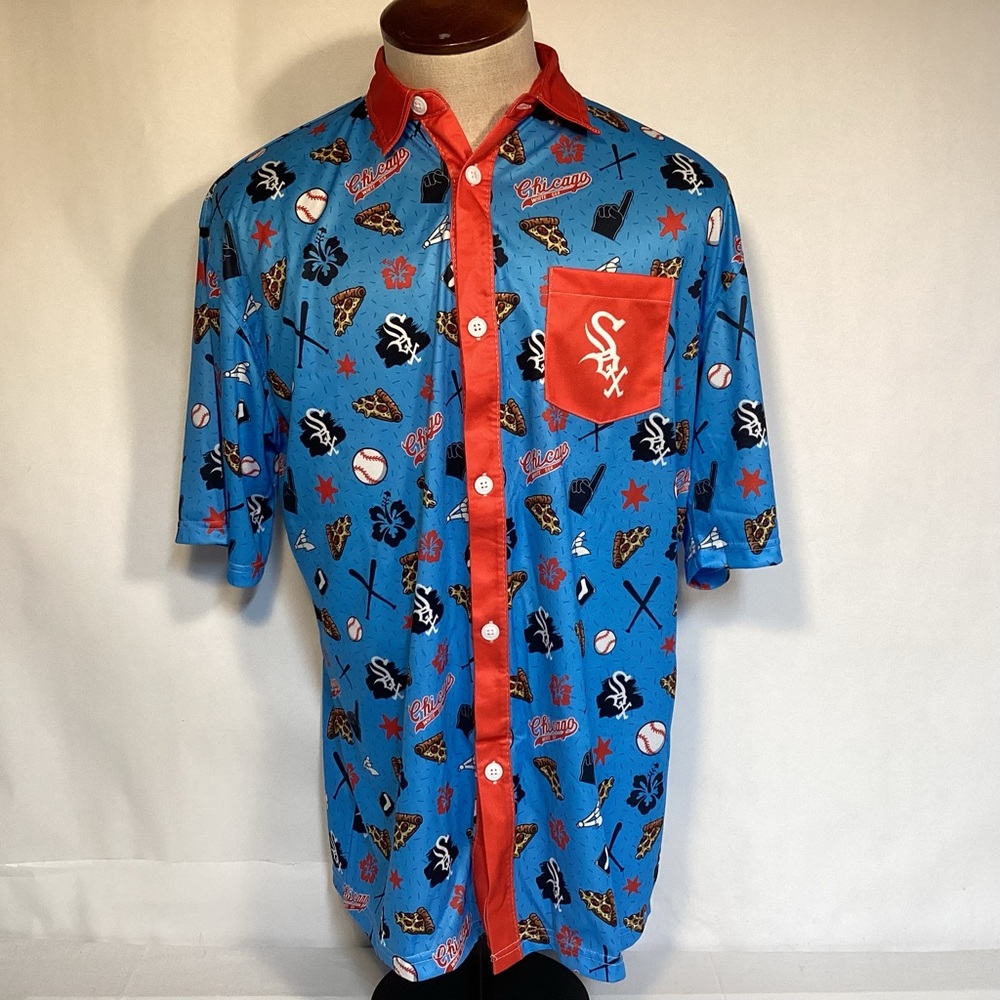 MLB Chicago White Sox Baseball Hawaiian Men’s Shirt size XL